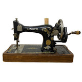 Singer 128K Hand Crank 1940 Vintage Sewing Machine | Long Shuttle