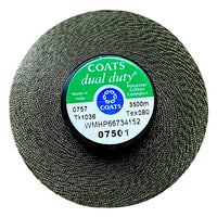 Coats UV Polyfil Glace Dual Duty | Polyester/Cotton Corespun Thread | For Industrial Machines | 3,500m | 7501