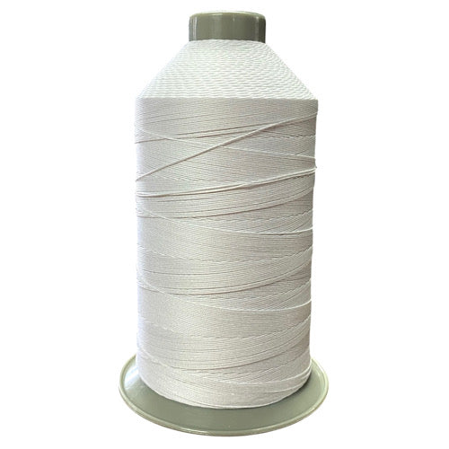 Coats UV Polyfil Glace Dual Duty | Polyester/Cotton Corespun Thread | For Industrial Machines | 1,500m | White