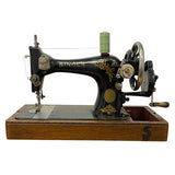 Singer 128K Hand Crank 1946 Vintage Sewing Machine | Long Shuttle