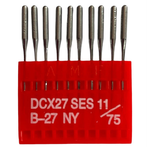 AMF Industrial Overlock Needles | DCx27 | Size 75/11 - 10 Pack