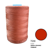 Coats Spun Polyester Sewing Thread | 1000m | Light Terracotta 7218