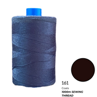 Coats Spun Polyester Sewing Thread | 1000m | Dark Brown 161
