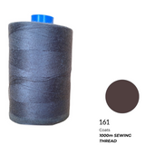 Coats Spun Polyester Sewing Thread | 1000m | Dark Brown-161