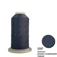 Papagay Embroidery Thread | Deep Warm Grey / Charcoal 3317