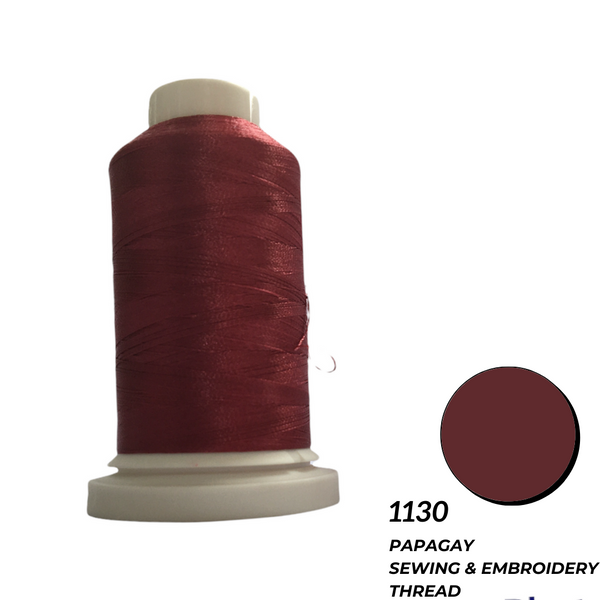 Papagay Embroidery Thread | Dark Mauve / Dark Maroon 1130